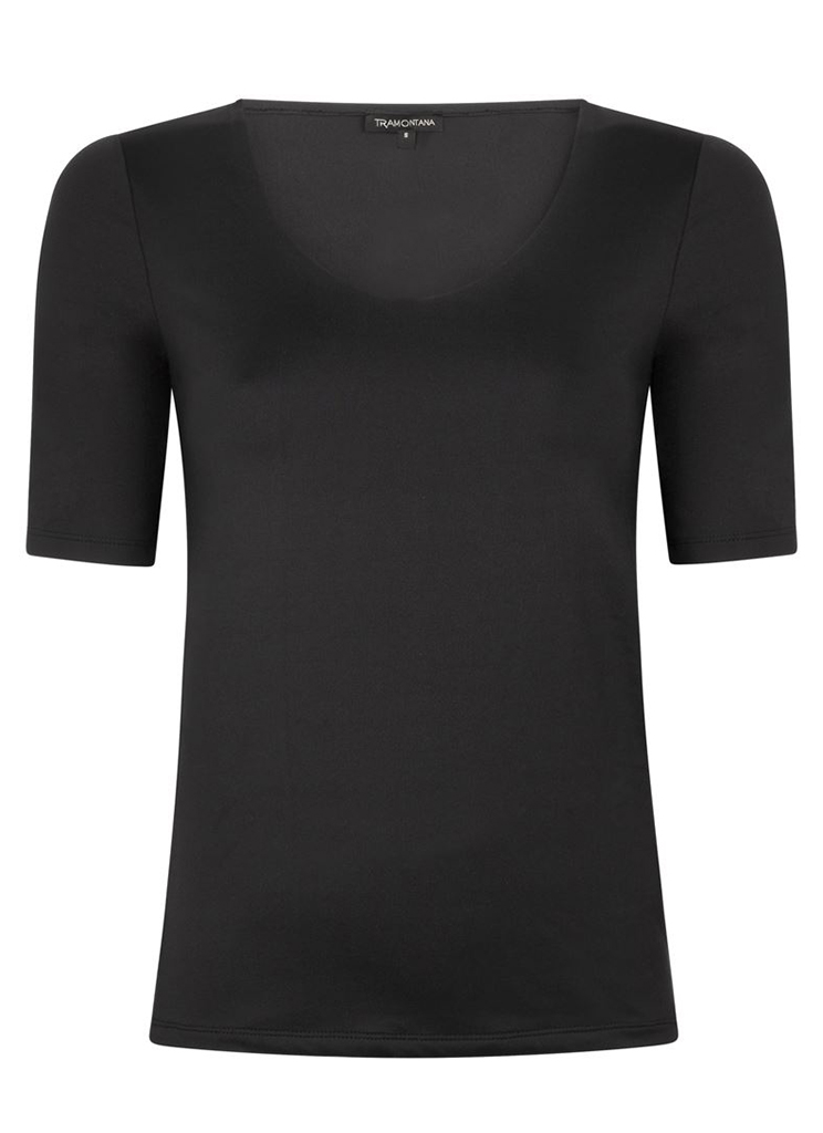 Tramontana Female Shirts En Tops Paula Nos Basic V neck Top H s