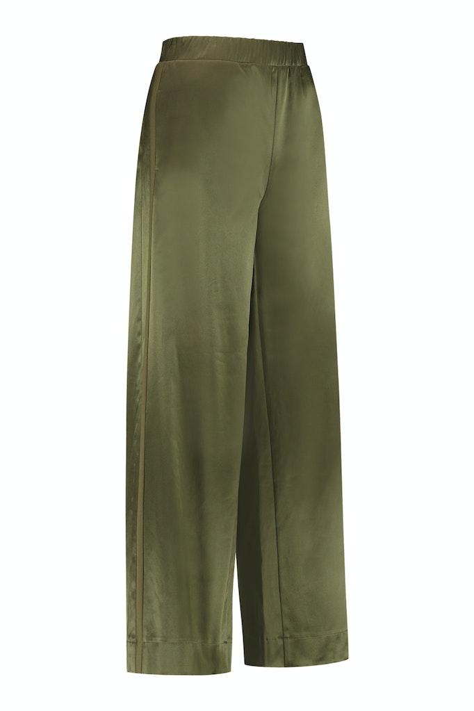 Studio Anneloes Lucie Satin Trousers 08561 Broek 7400 Army