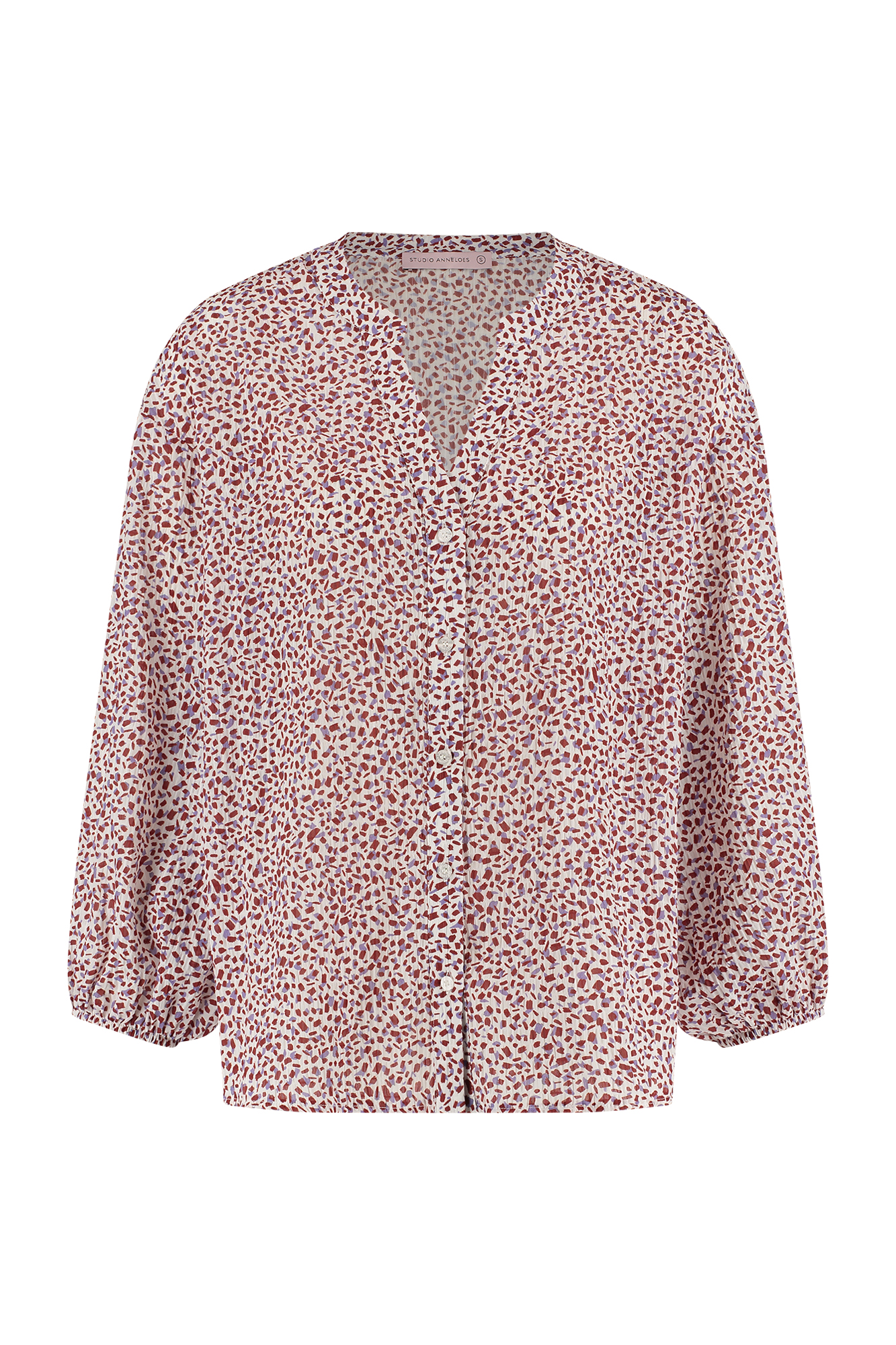 Studio Anneloes Female Blouses Nala Seersucker Blouse 08905