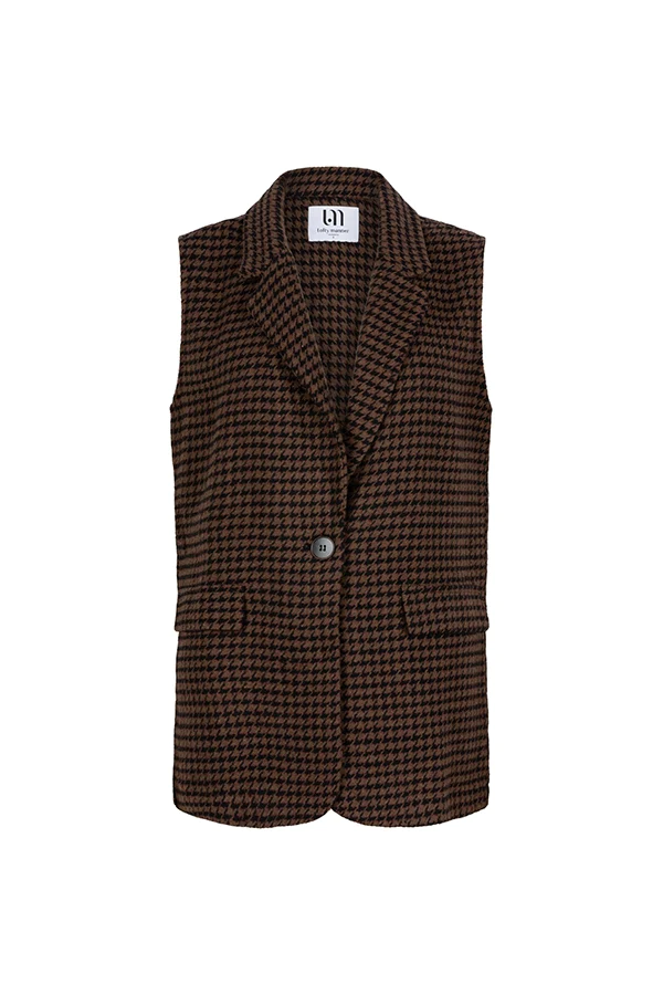 Lofty Manner Ok41 Gilet Sally Gilets 200 Brown