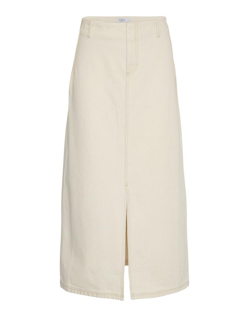 Msch Copenhagen Mschphelina Ida Hw Denim Skirt 18271 Oatmeal