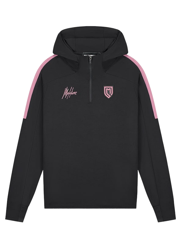 Malelions Ms1 ss24 11 Sport Fielder Hoodie Hoodies 442 Black mauve