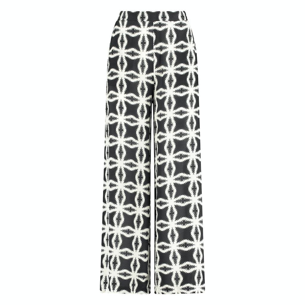 Nukus Josephine Pants June Ss240321 Flared 89 Black off White