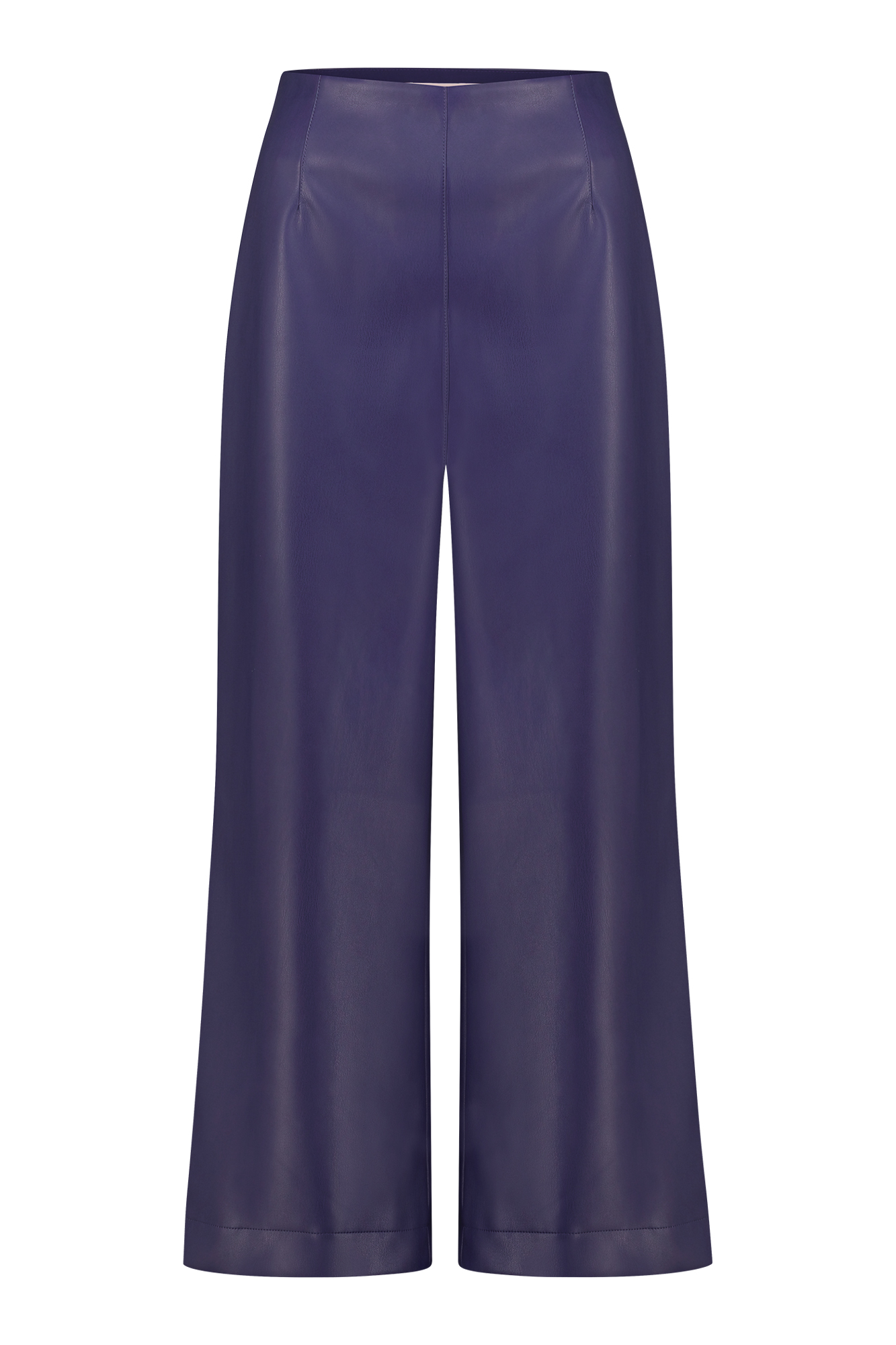 Studio Anneloes Penny Faux Leather Culotte 09294 Broek 3800 Deep Purple