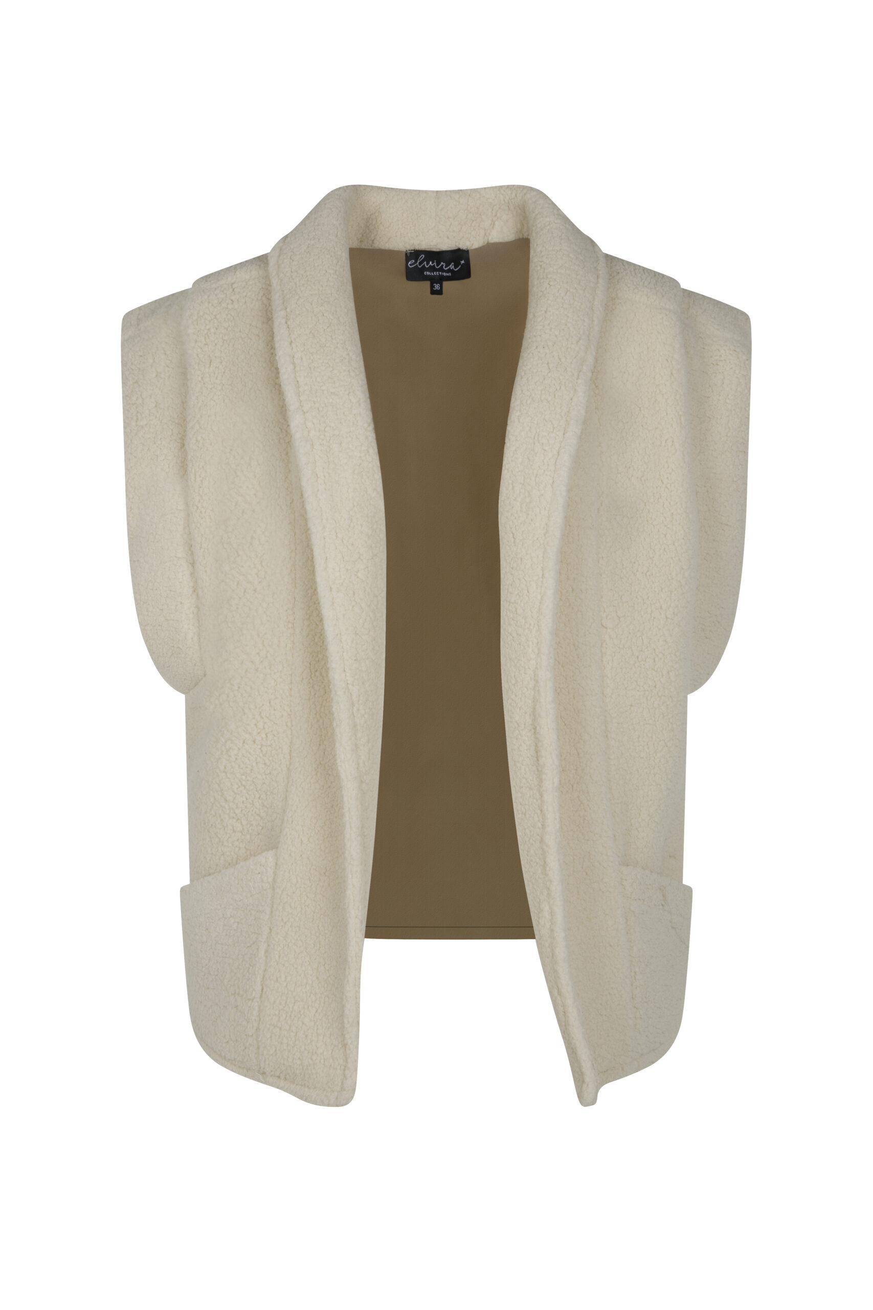 Elvira Casuals e5 23-028 gilet ella Gilets 796 ecru | Expresswear.nl