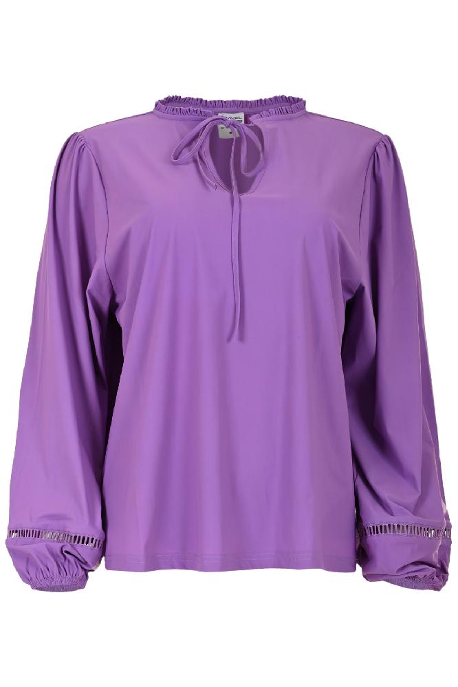 Maicazz Sp24.t20.705 Dolanne Top Lslv T shirt Lange Mouw Lilac