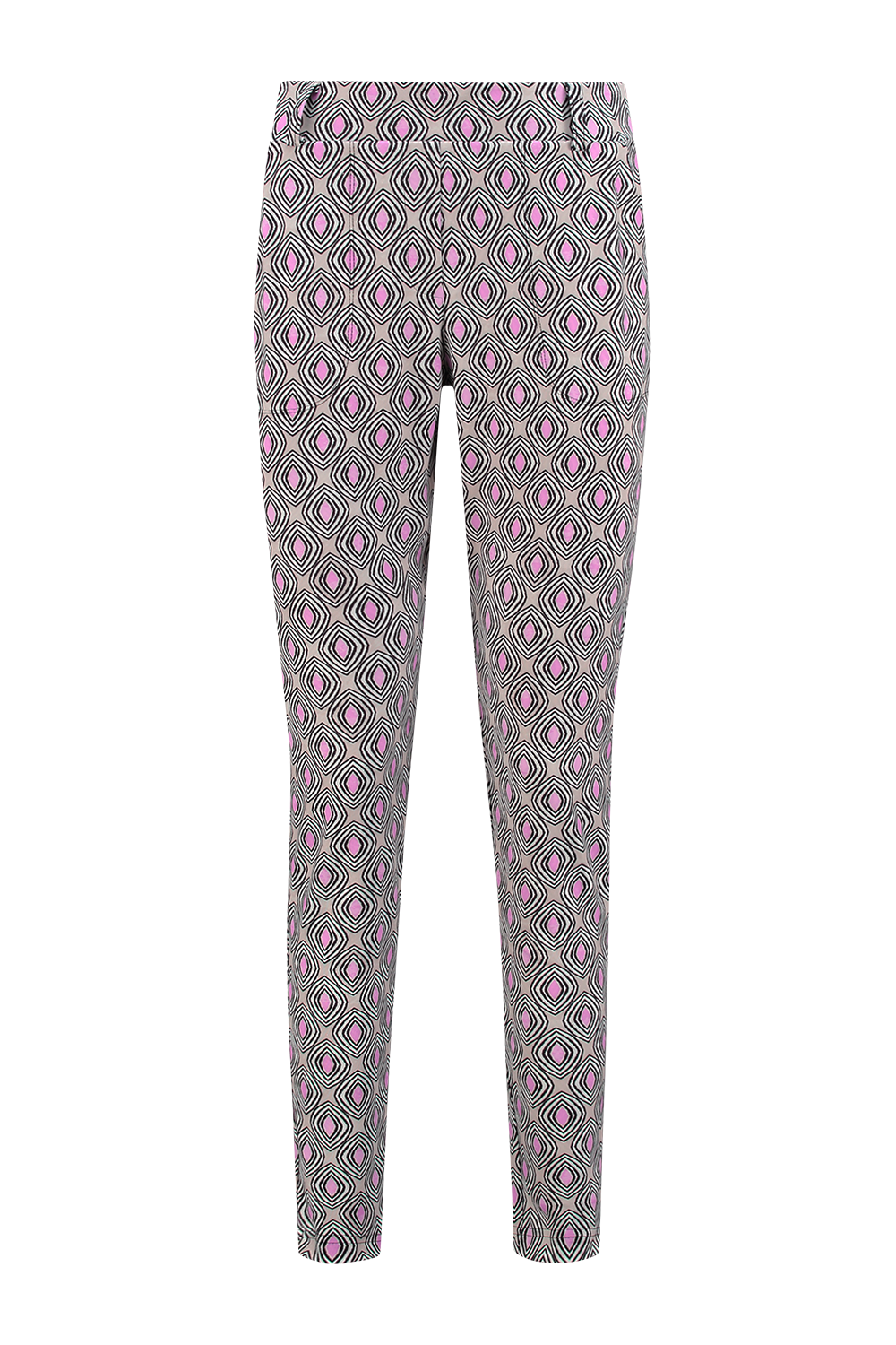 Helena Hart 7510disc Broek Chino Print Disc Chino Pink