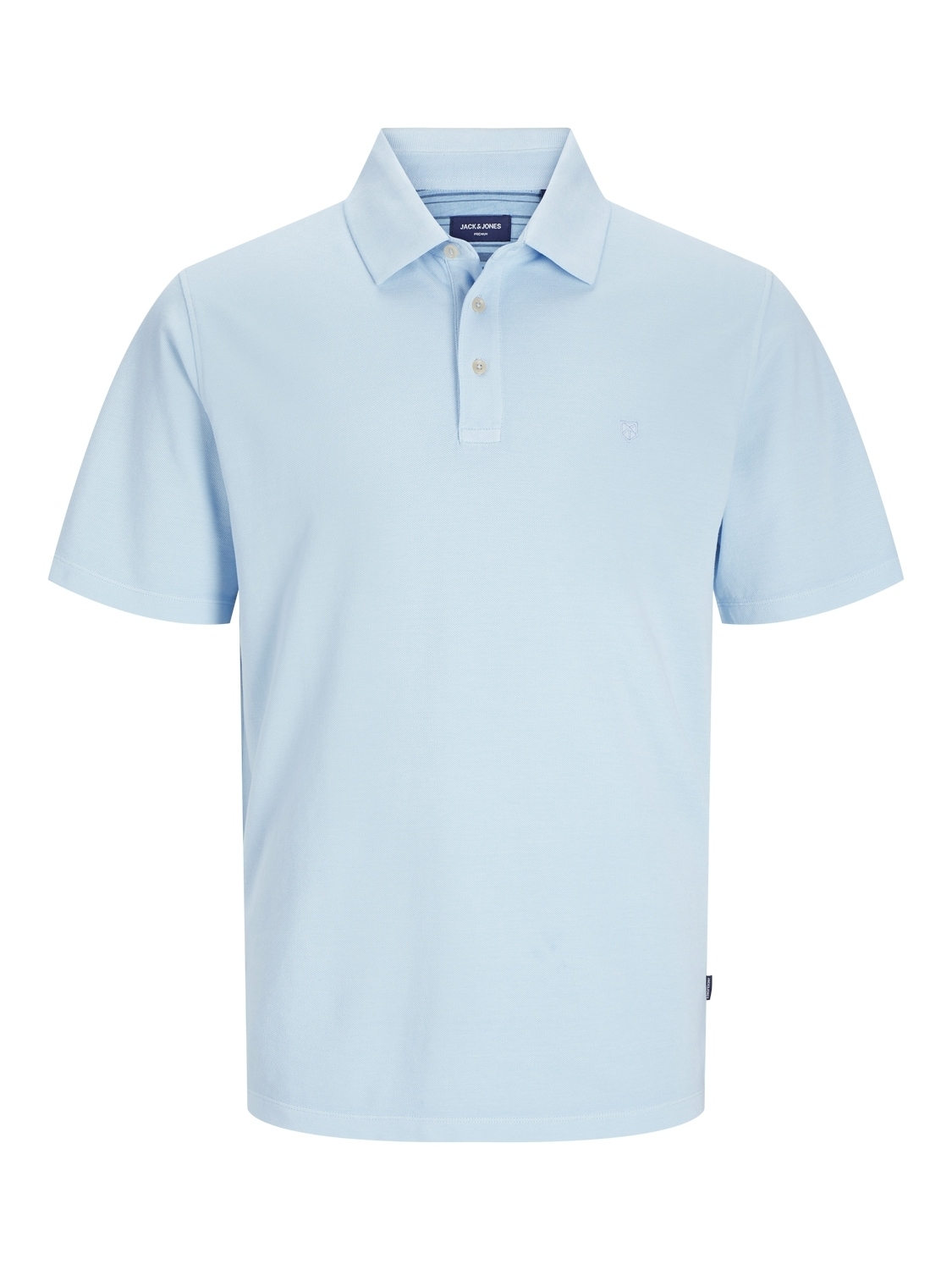 J j Premium Jprbluwilliam Wash Ss Polo Sn 12257315 Poloshirts Cerulean