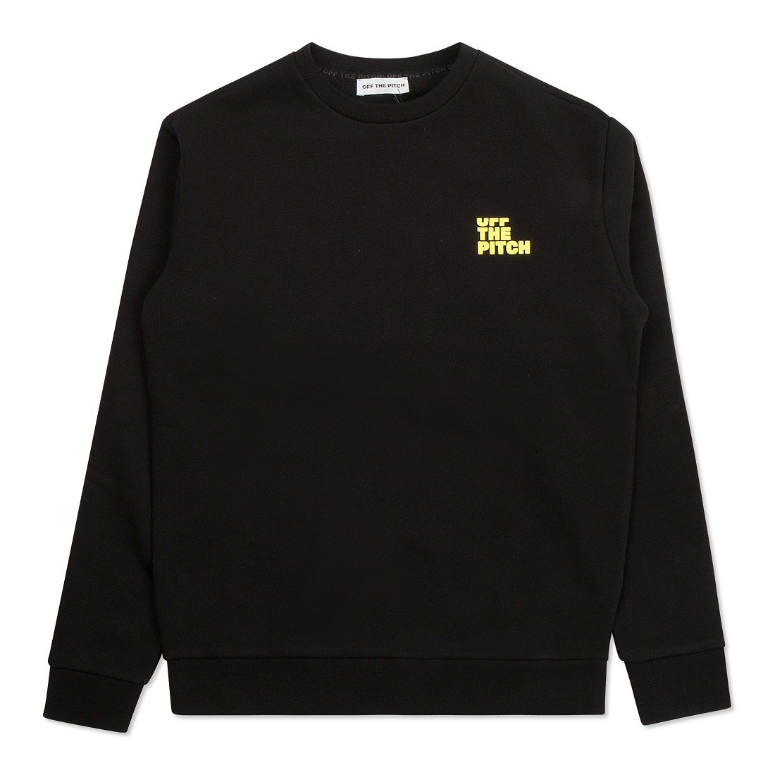 Off The Pitch Otp213077 Fullstop Crew Black yellow