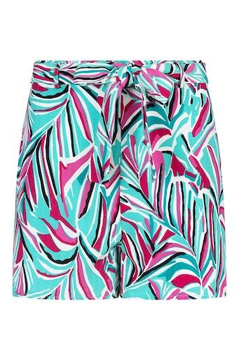 Lofty Manner Pd34 Short Emely Korte Broeken 777 Palm Leaves Print