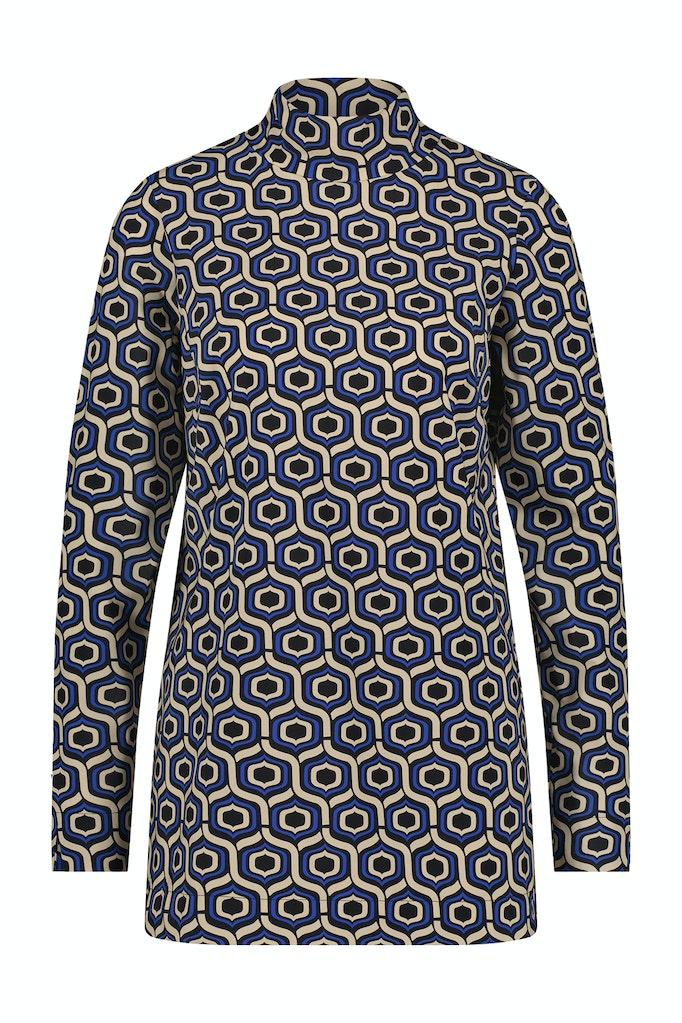 Studio Anneloes Mavis Graphic Tunic 09471 Tuniek 1369 Cappu dark Blue