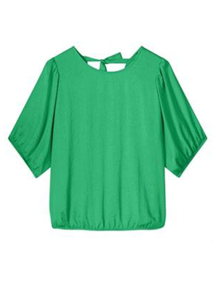 Summum Top Silky Touch 2s3109 11817 T shirt Korte Mouw 610 Island Green