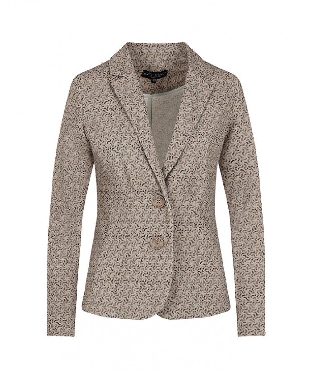 Elvira Casuals E1 24 055 Blazer Kirsten Blazers 977 Nougat Triangle