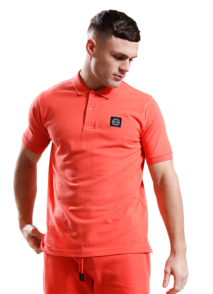 Marshall Artist Msatm10798 Siren S s Polo Poloshirts Coral 078