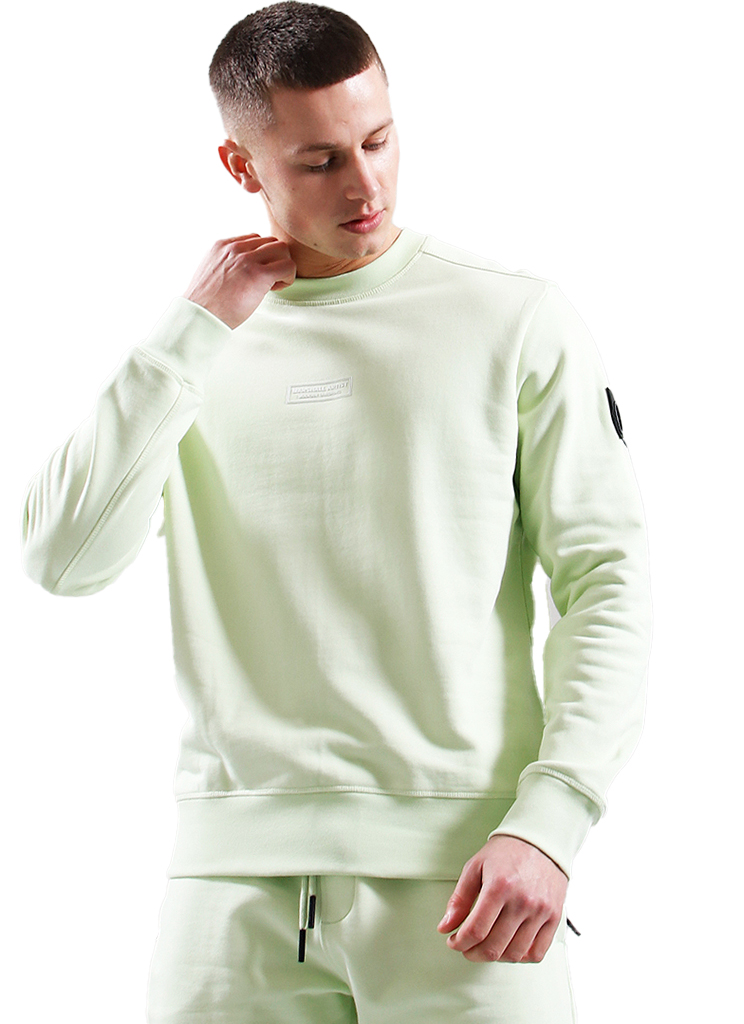 Marshall Artist Msatm10842 Siren Crew Neck Sweat Sweater Lime 073