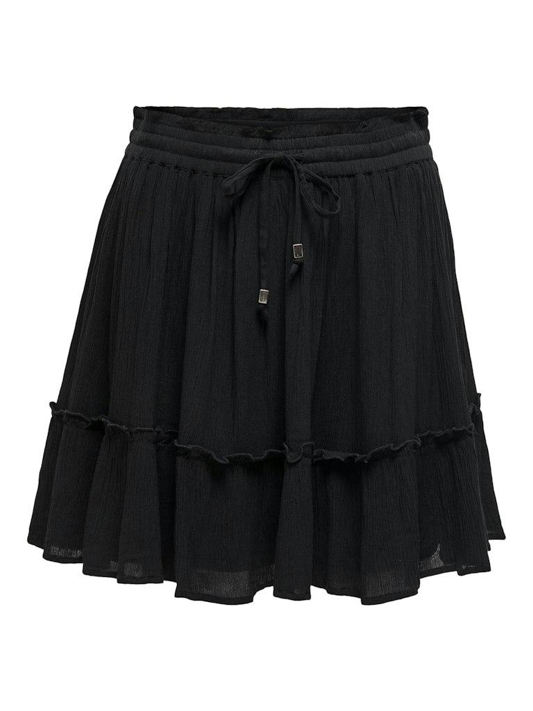 Only Onlibiza Life Short Skirt Wvn Noos 15219931 Black