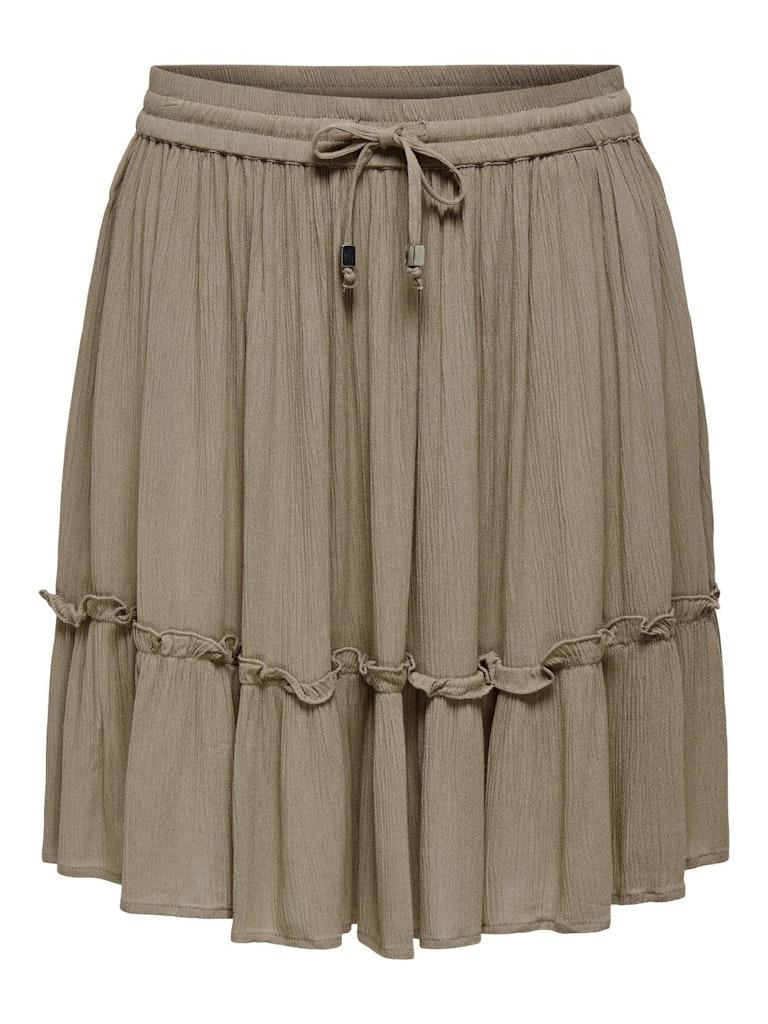 Only Onlibiza Life Short Skirt Wvn Noos 15219931 Mocha Meringue