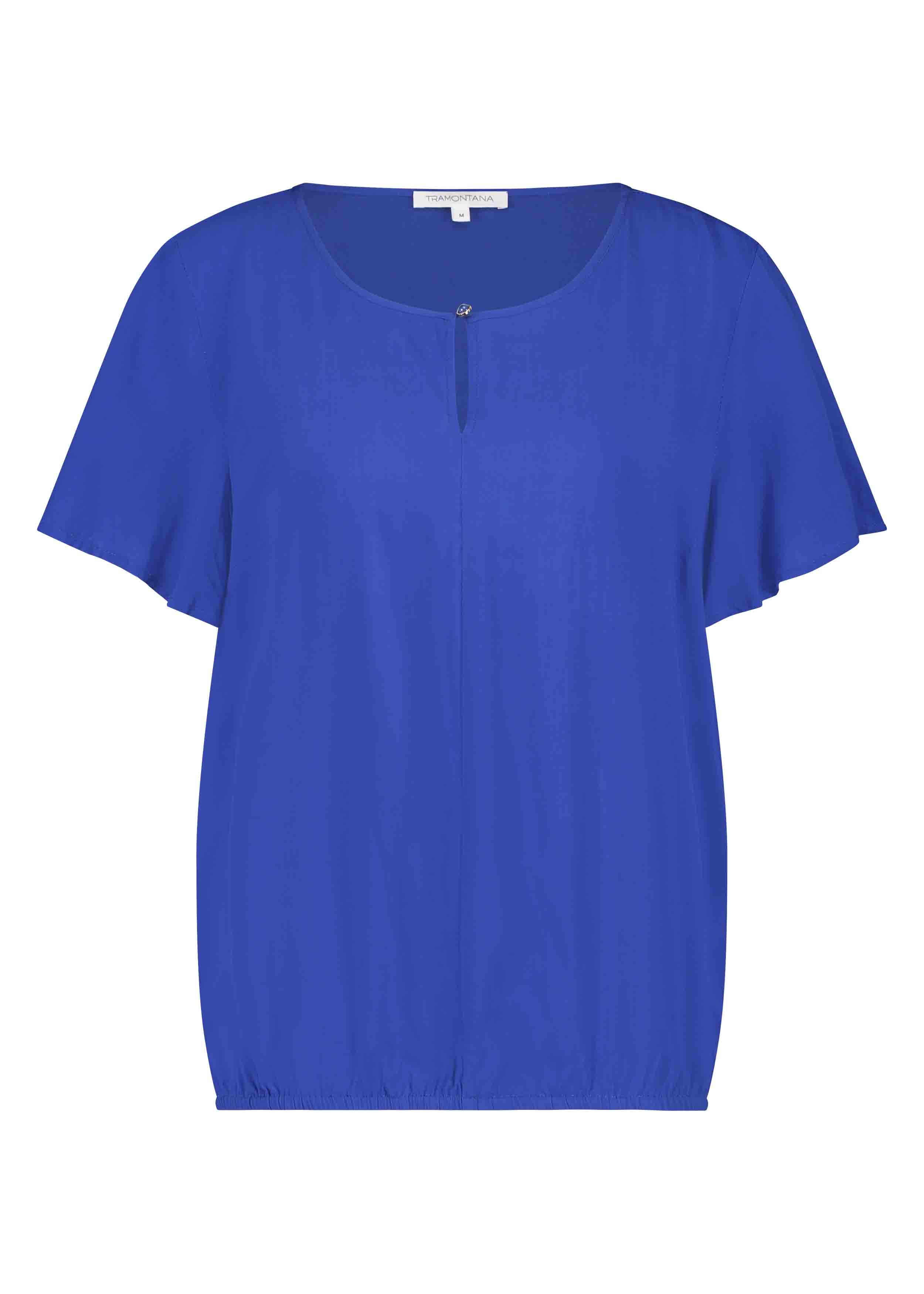 Tramontana C07 12 301 Top Fabric Mix T shirt Korte Mouw 005010 brightblue