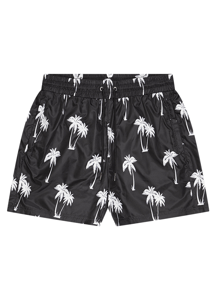 Quotrell Male Broeken Palm Swimshort Sh99784