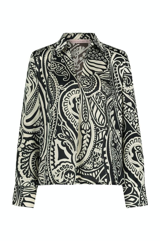 Studio Anneloes Grace Paisley Blouse 09591 Blouse 1490 Kit black