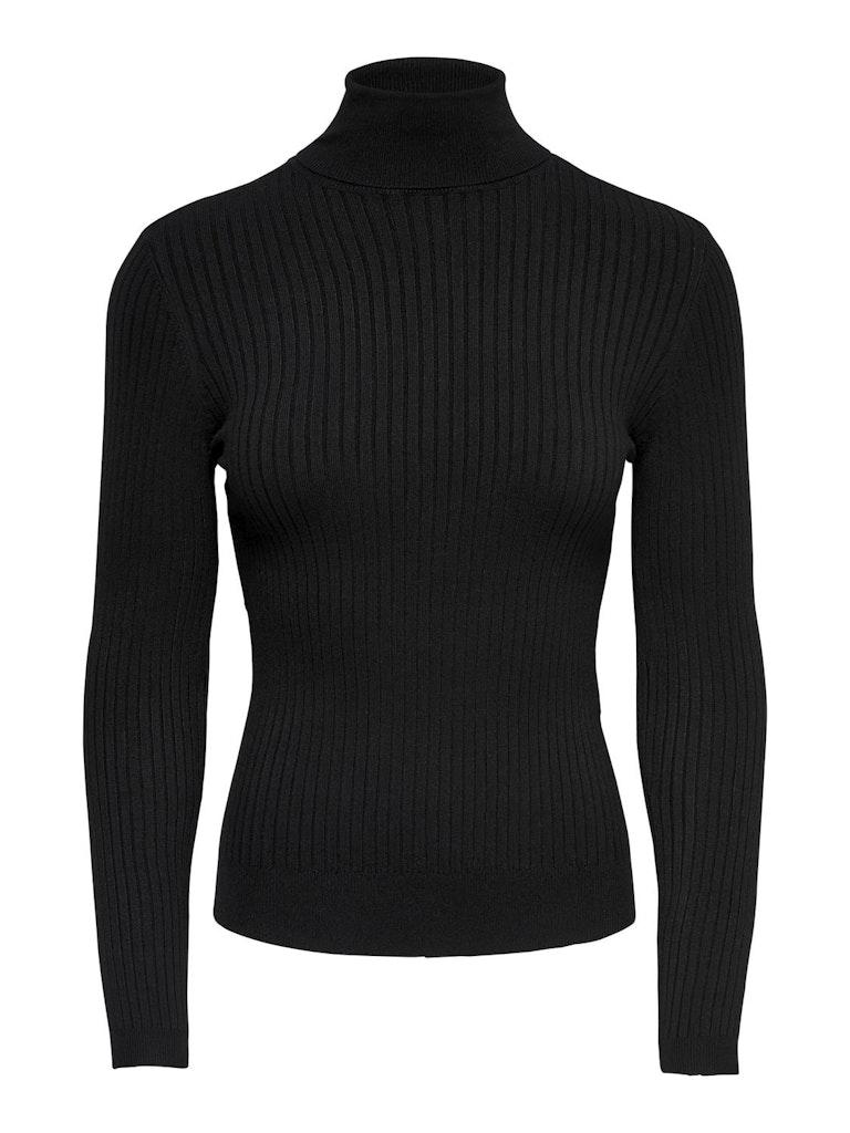 Only Onlkarol L s Rollneck Pullover Knt Noos 15165075 Trui Black