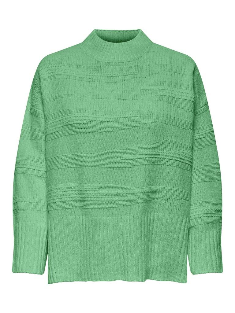 Only Onlima Ls Loose Struc Highneck Cc Knt 15324514 Trui Absinthe Green