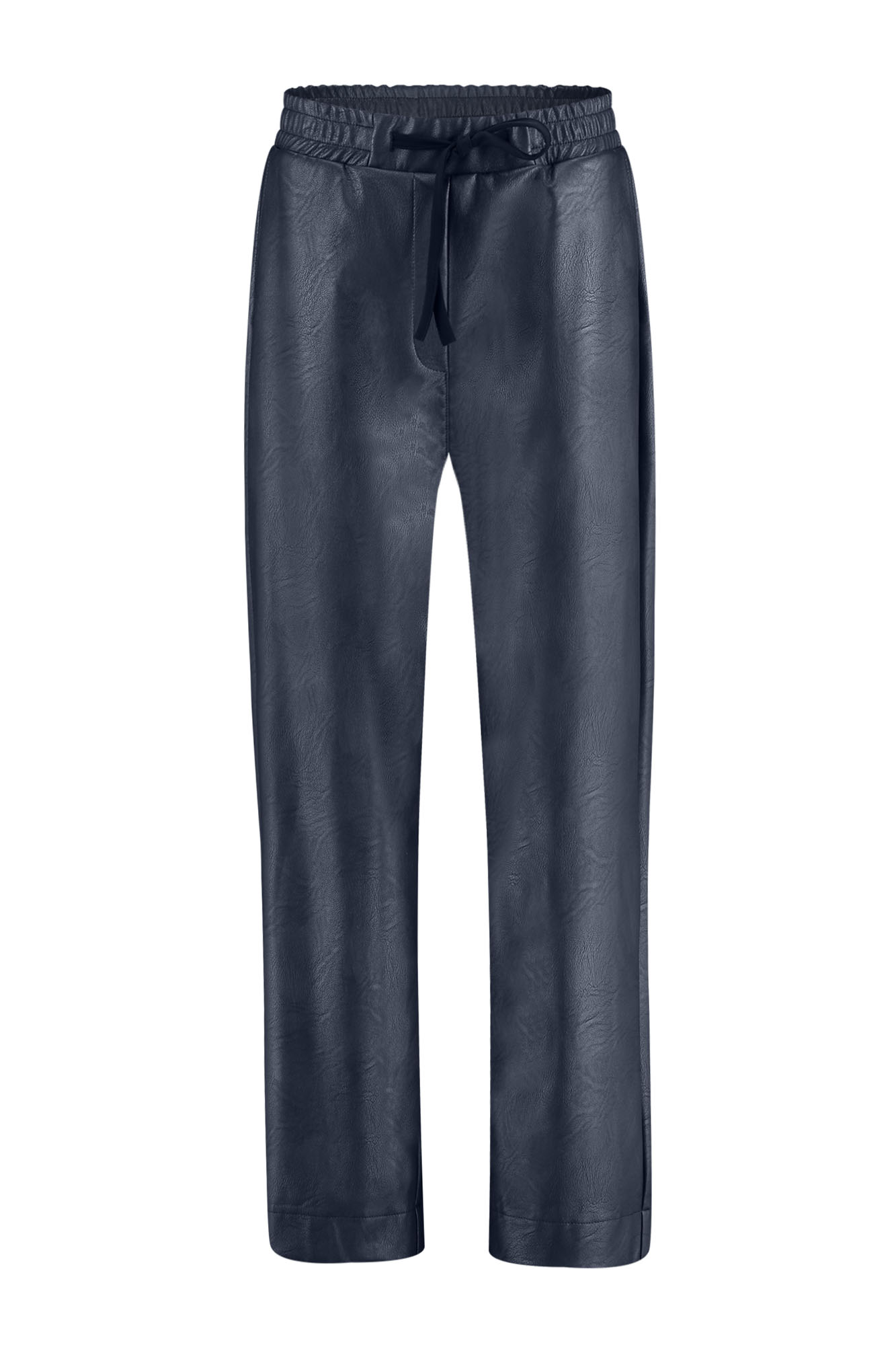 Studio Anneloes Niam Leather Trousers 09832 Broek 6900 Dark Blue