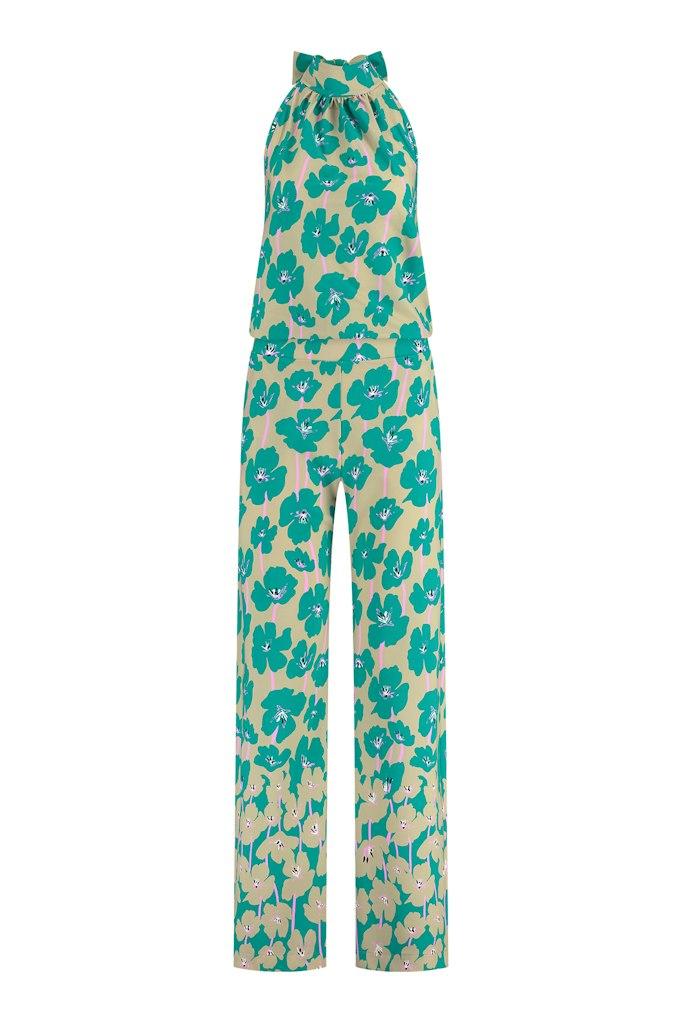 Studio Anneloes Monica Bloom Jumpsuit 09965 Jumpsuit 1673 Clay smaragd