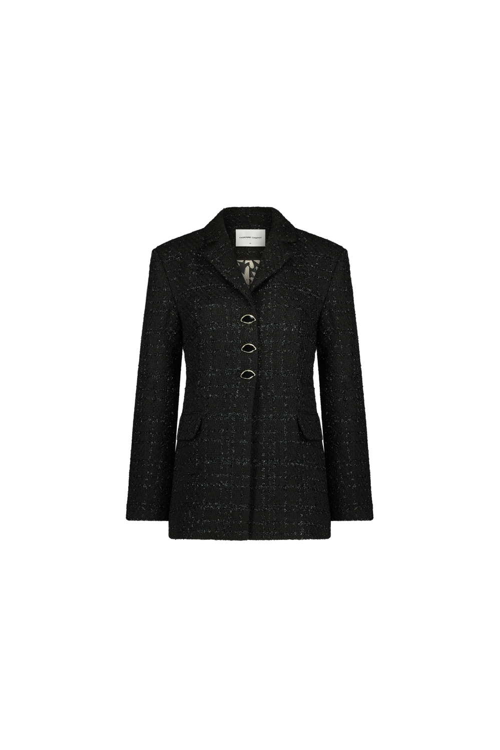 Fabienne Chapot Female Jassen Cher Tweed Blazer Clt bla 15 aw24 9