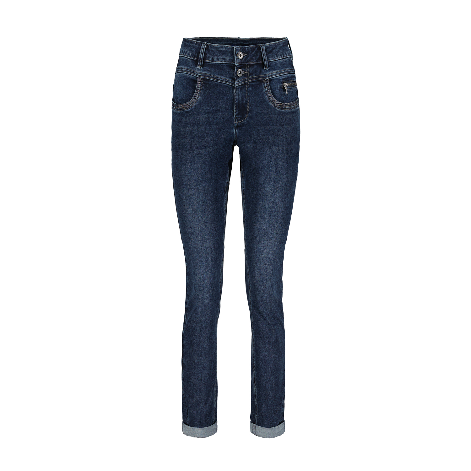 Red Button Female Jeans Srb4295 Sienna Grey blue 1zip Embroidery