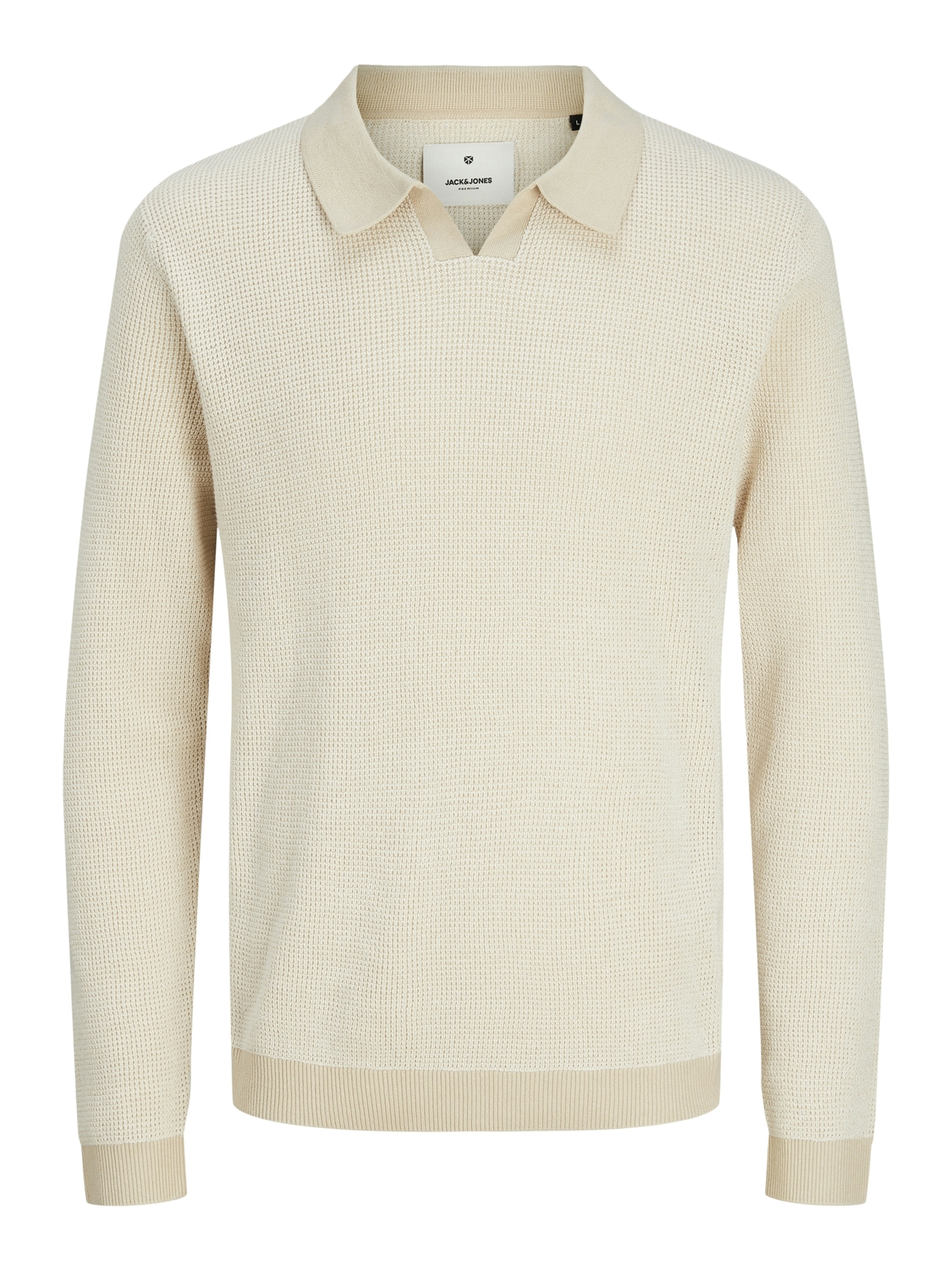 J j Premium Male Truien Jprblabani Knit Split Neck Ls 12262553