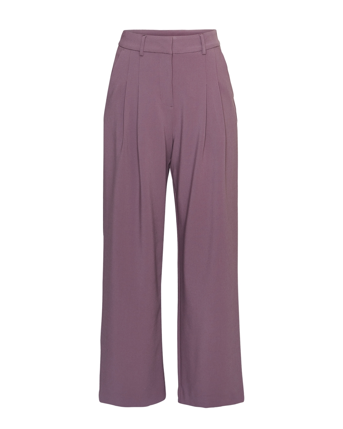 Msch Copenhagen Mschmirabelle Michelle Hw Pleat Pants 18582 Broek Black Plum