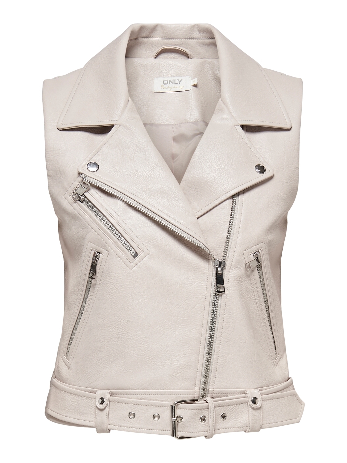 Only Female Vesten Onlvera Faux Leather Waistcoat 15239240