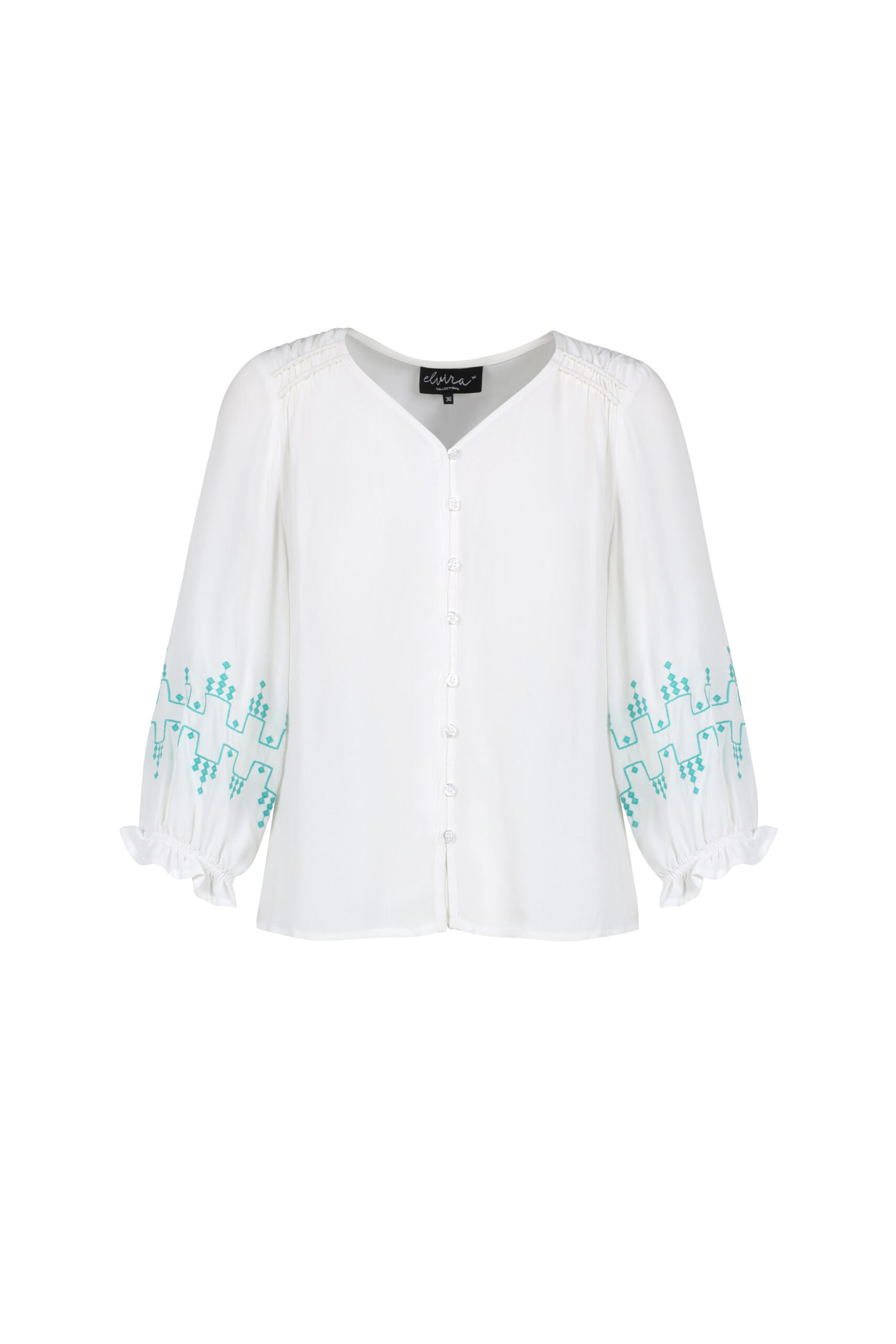 Elvira Casuals E2 24 033 Blouse Liz Blouse 15 Off White