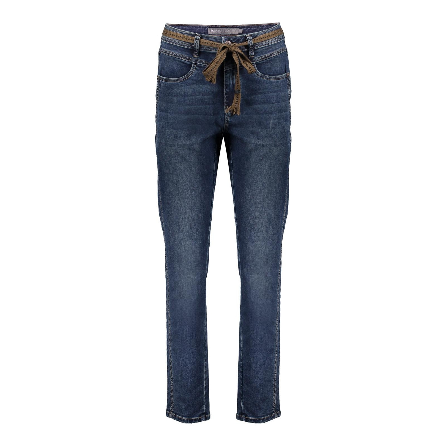 Geisha Jeans 41520 10 Mom Jeans 827 Mid Blue Denim