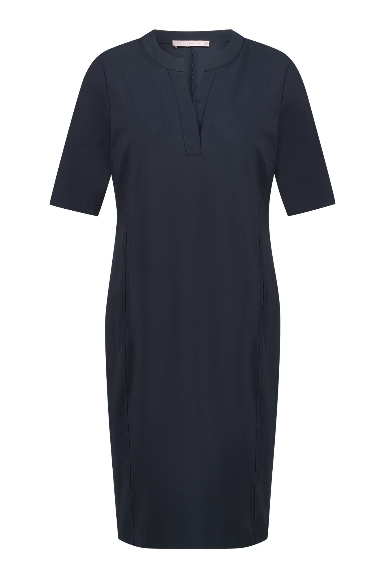 Studio Anneloes Simplicity Sl Dress Zomerjurkjes Dark Blue Expresswear Nl