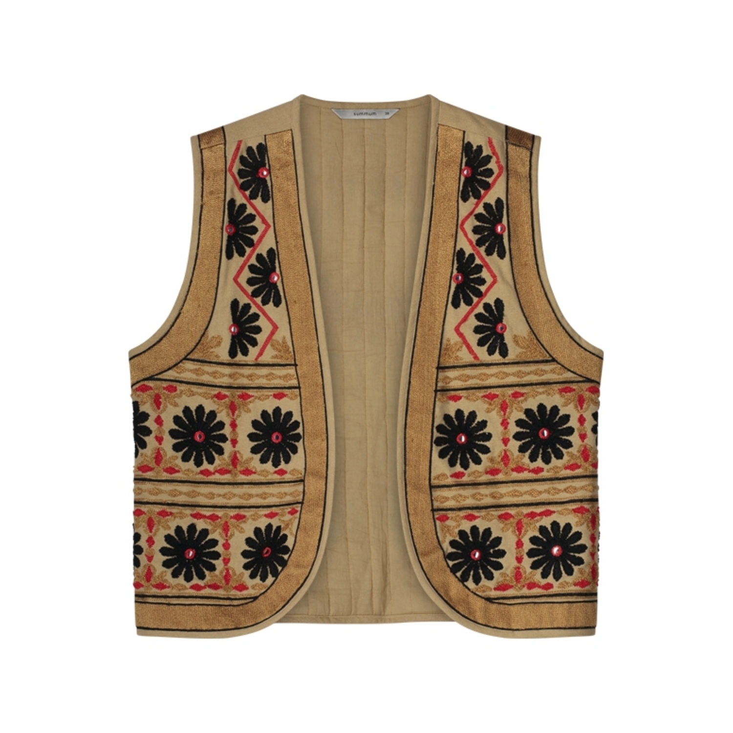 Summum Female Vesten Gilet Embroidered Gilet 9s127 12121