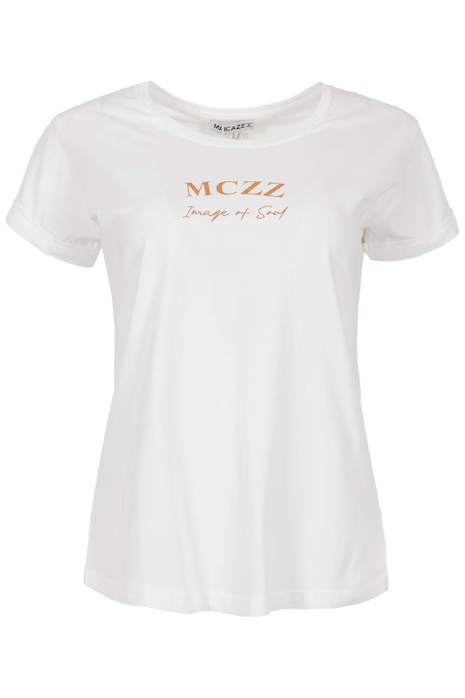 Maicazz Onora Fa24.75.017 T shirt Korte Mouw Offwhite