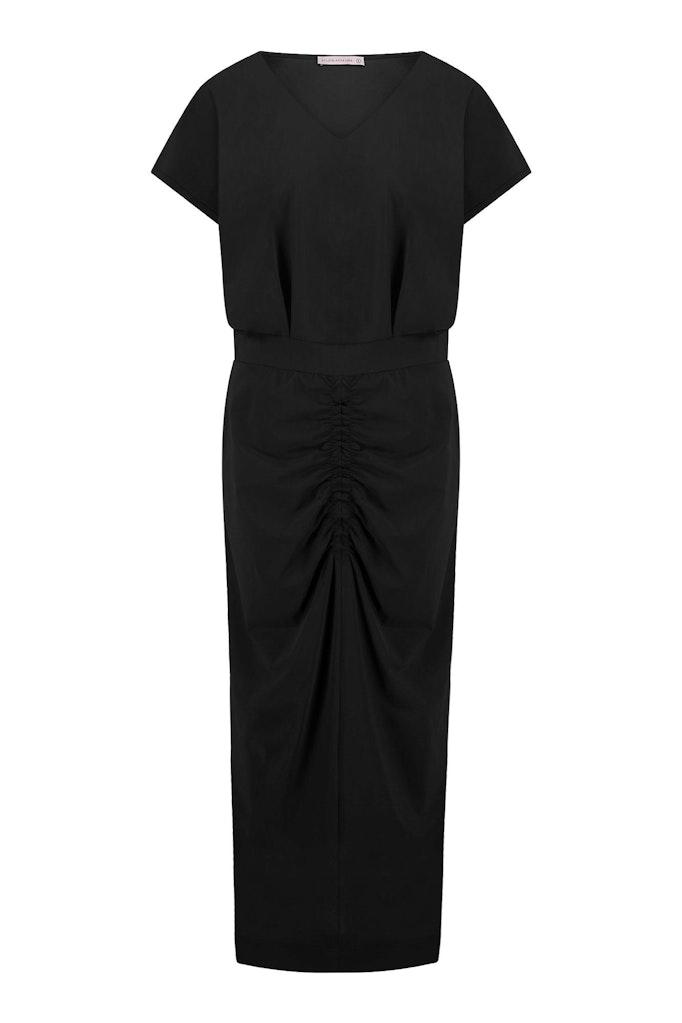 Studio Anneloes Lauren Wrinkle Dress 11362 Lange Jurken 9000 Black