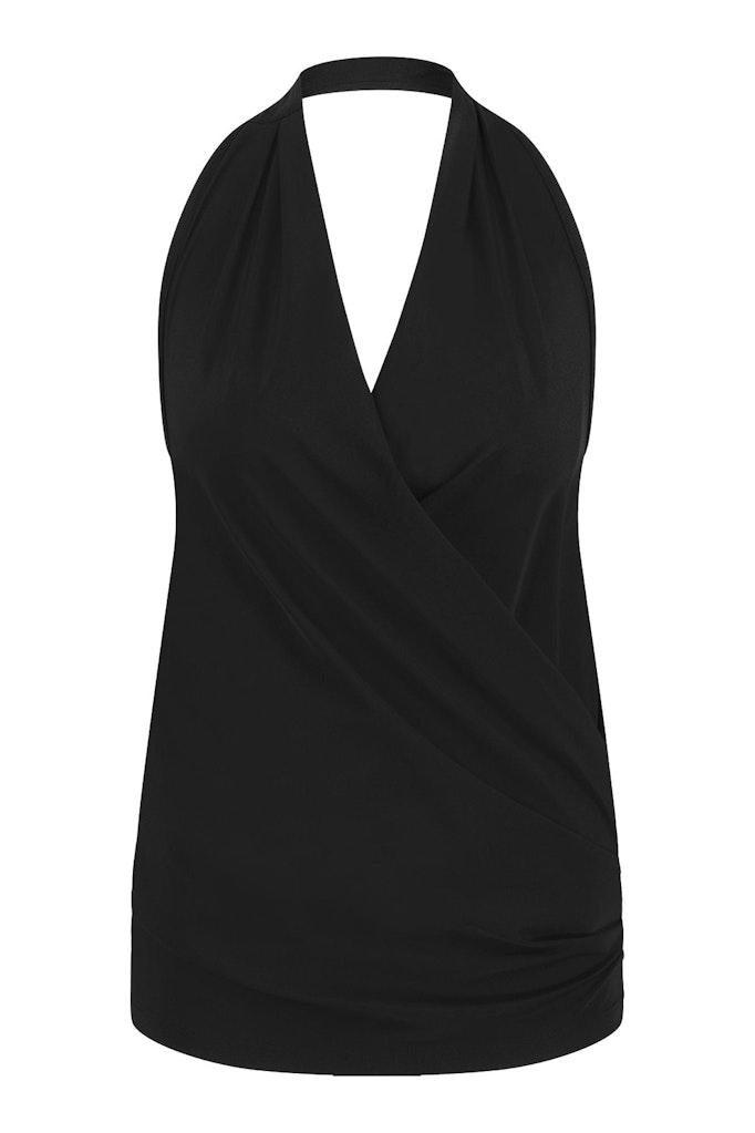 Studio Anneloes Lucia Halter Top 11377 Tops En Singlets 9000 Black