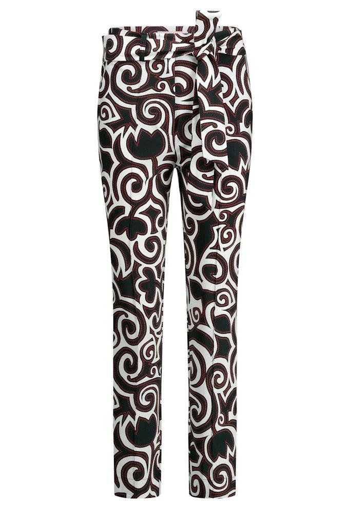 Studio Anneloes May Tulip Trousers 11317 Broek 9011 Black off White