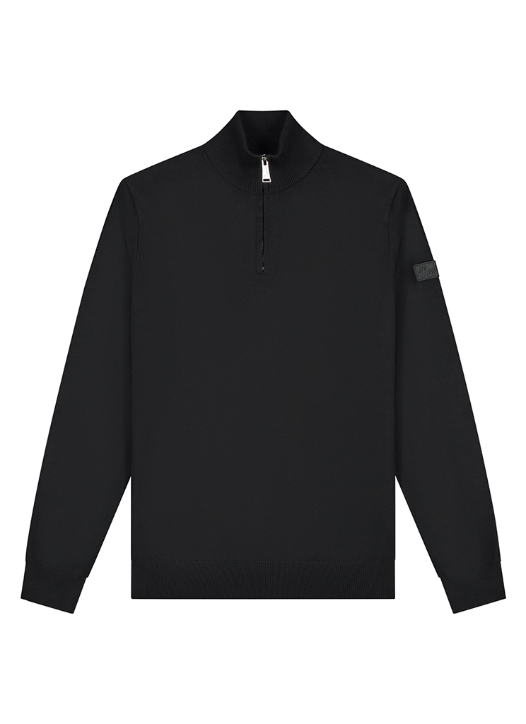 Malelions Male Truien Mm3-aw24-09 Knitted Quarter Zip