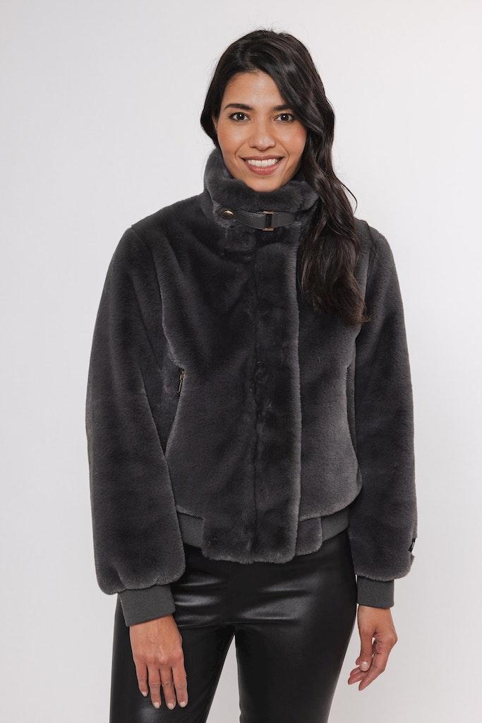 Rino & Pelle Female Jassen Ambra.7002411 Short Fake Fur Jacket