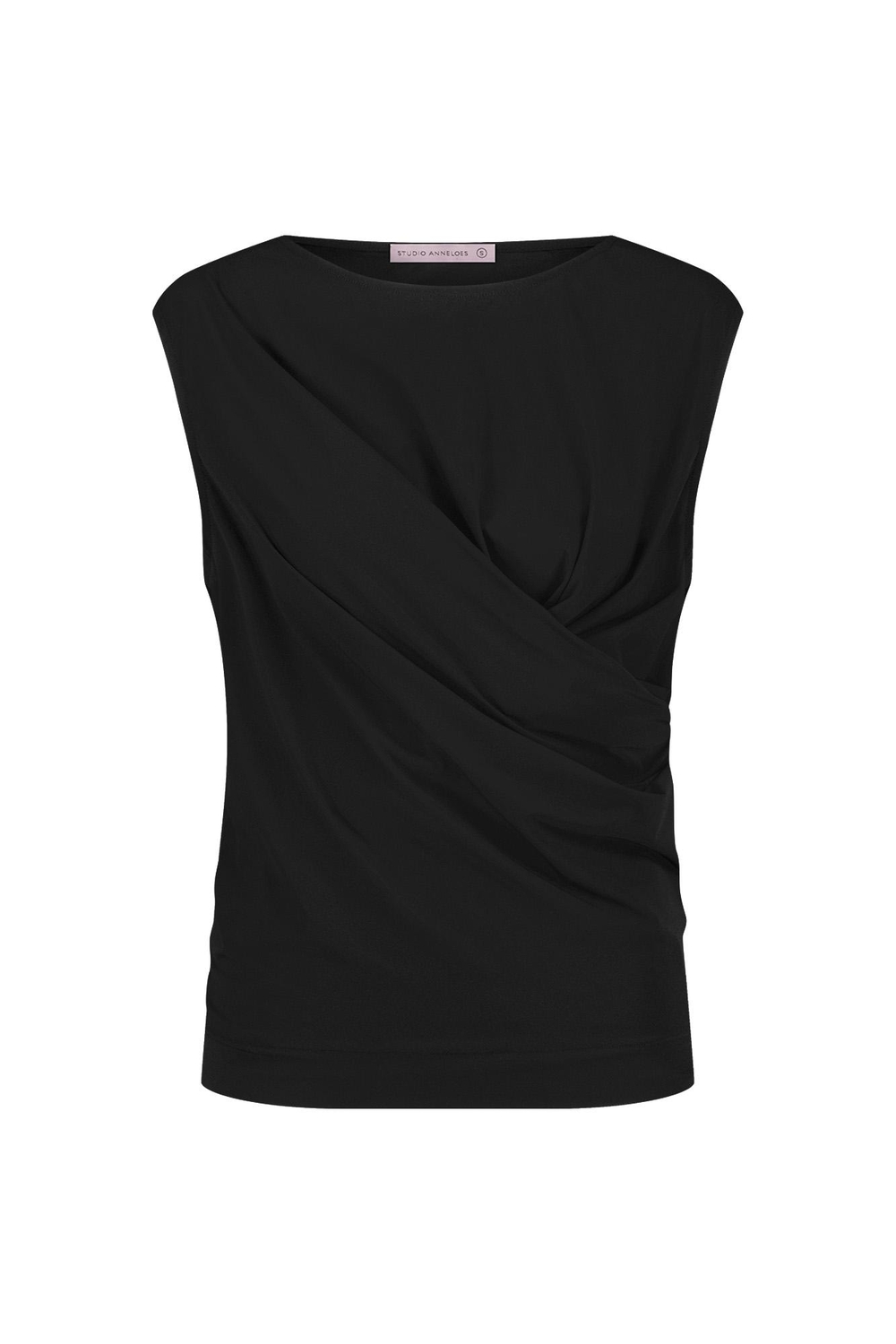 Studio Anneloes Pien Knot Top 11583 Tops En Singlets 9000 Black