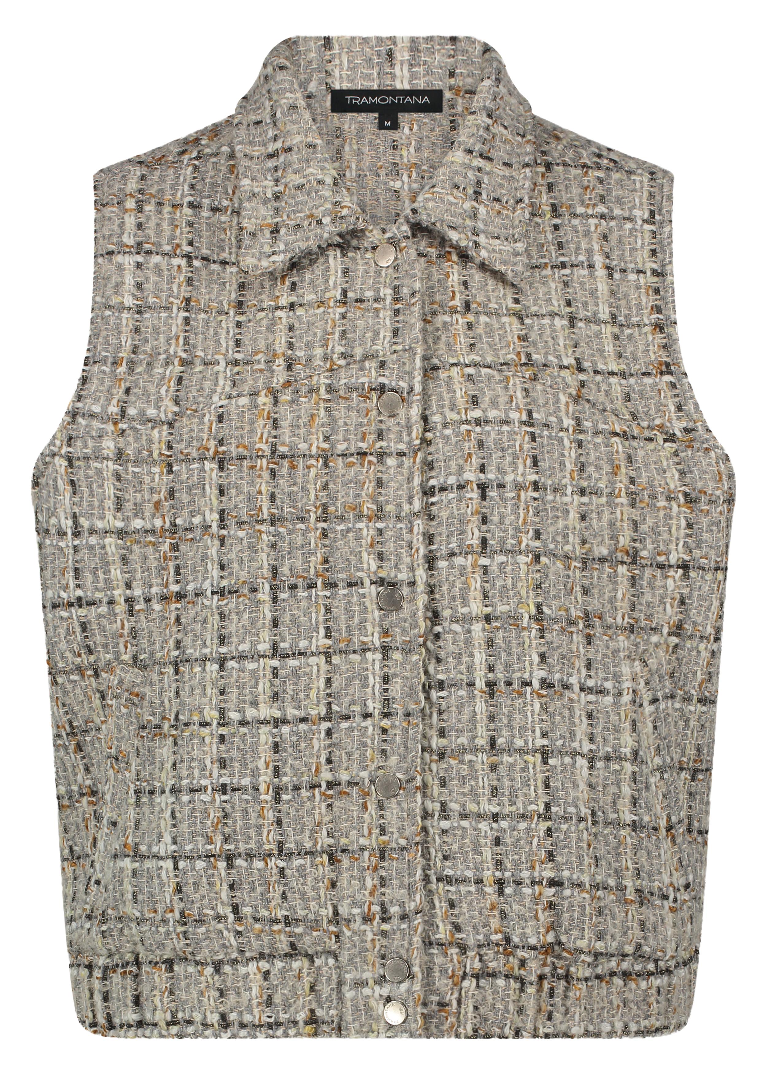 Tramontana Female Vesten Q26 14 801 Gilet Tweed