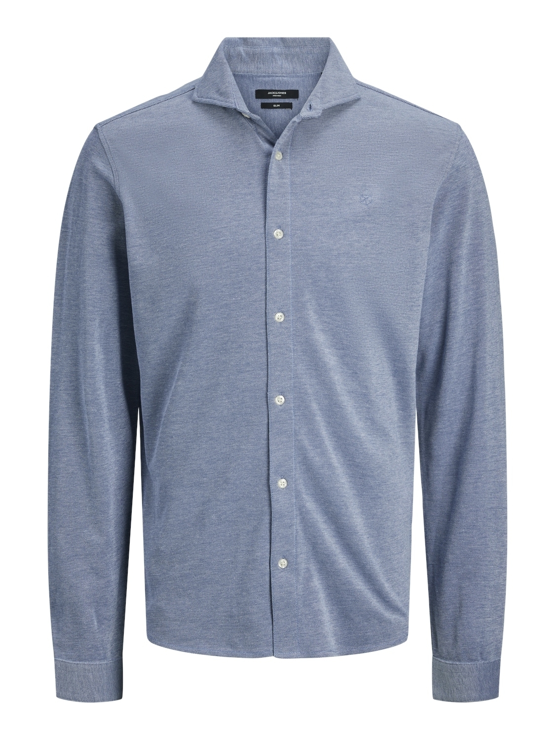 J&J Premium Male Overhemden Jprblalance Pique L/s Shirt Smu 12269800