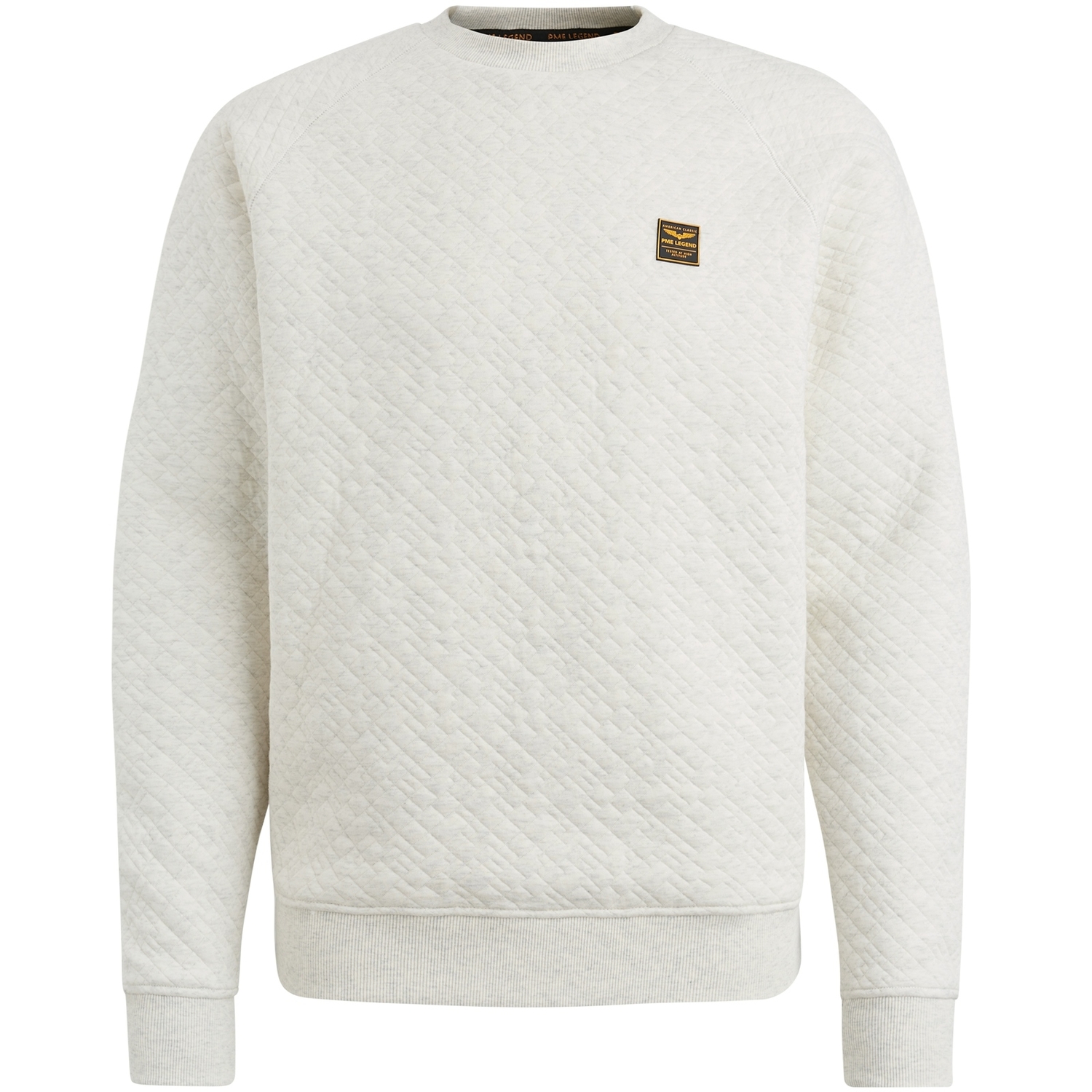 PME Legend Male Sweaters Psw2410471 Crewneck Cable Jacquard Sweat