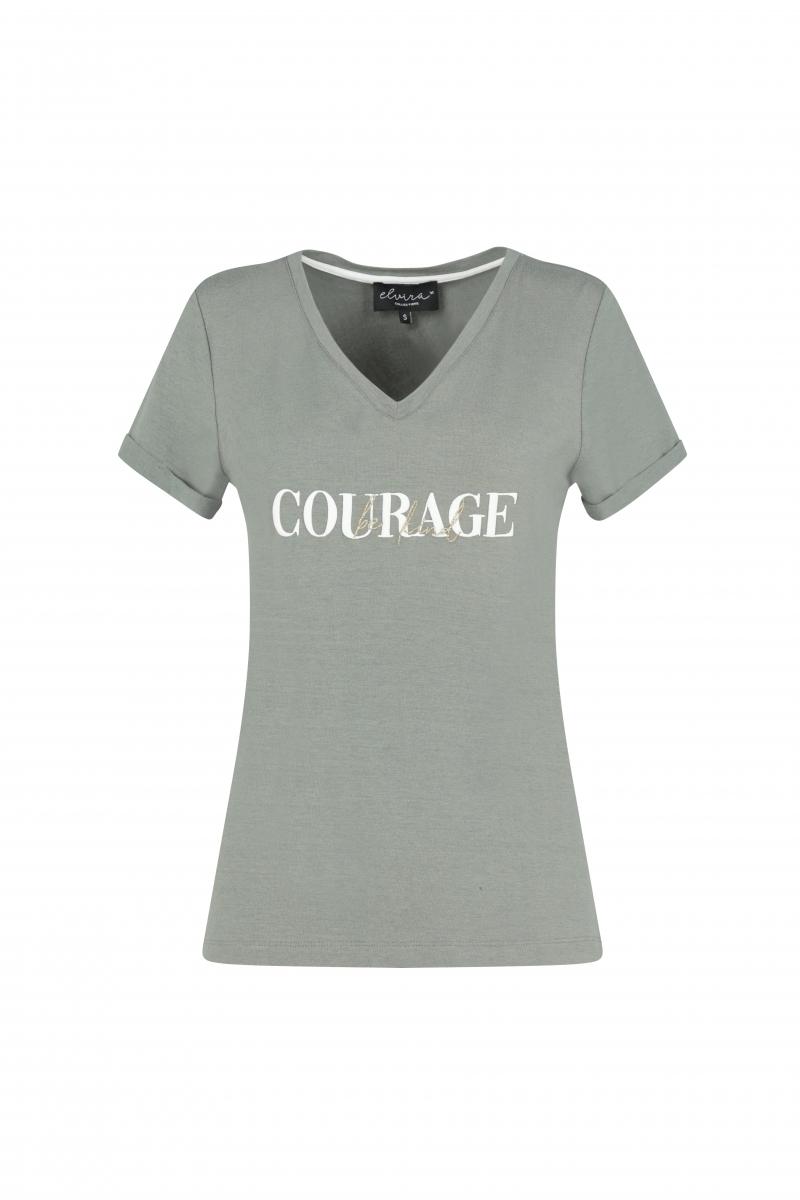 Elvira Casuals Female Shirts En Tops E4 24 001 T shirt Courage