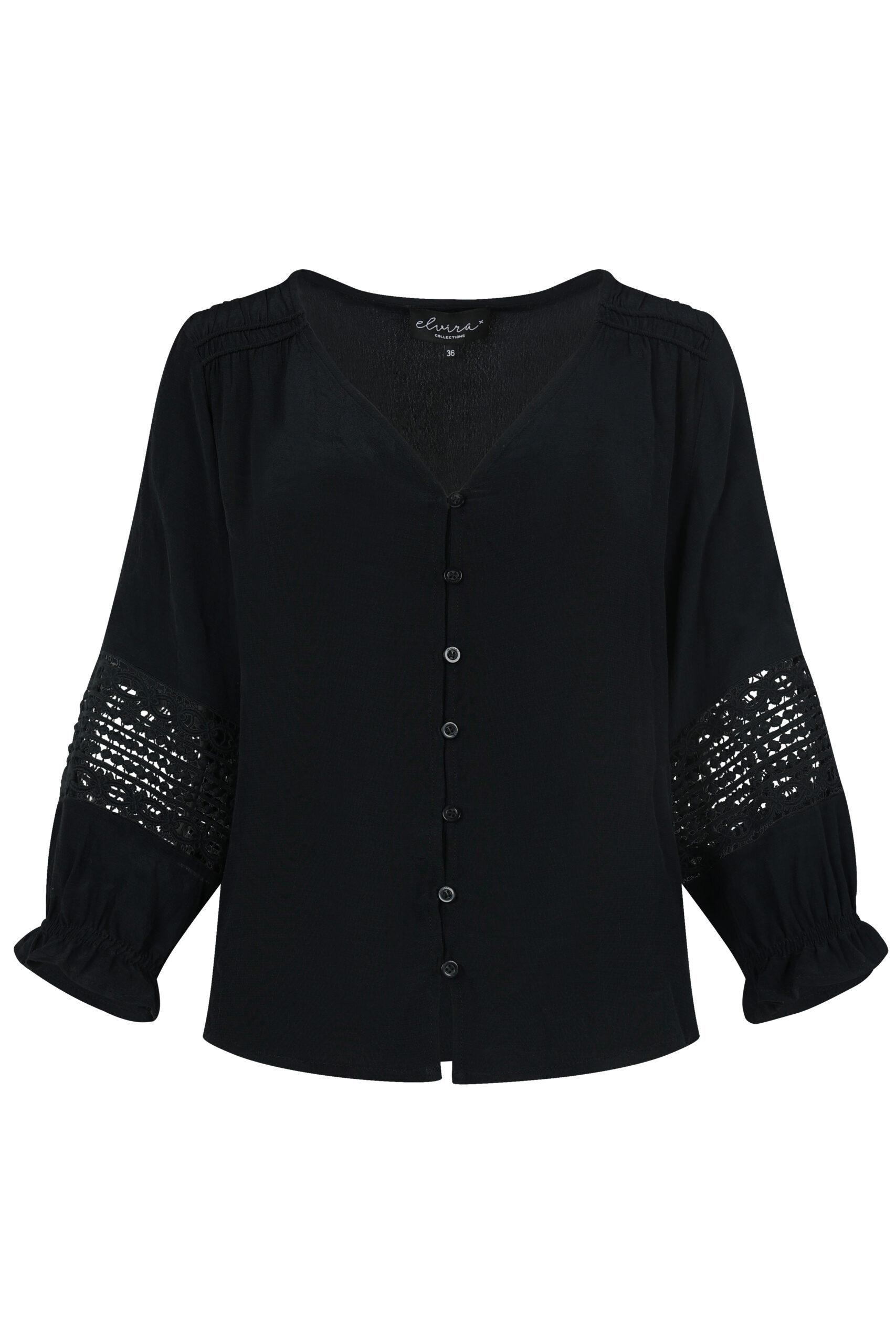 Elvira Casuals E4 24 062 Blouse Liz Blouse 612 Anthracite