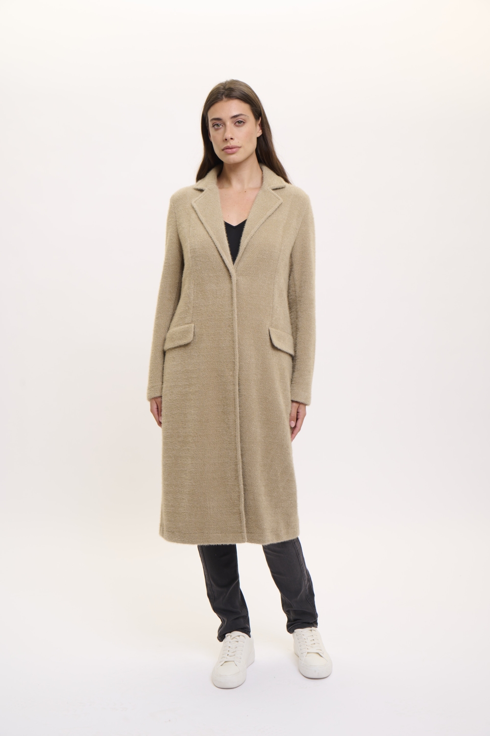 Rino & Pelle Female Jassen Long Single Breasted Coat 7002520